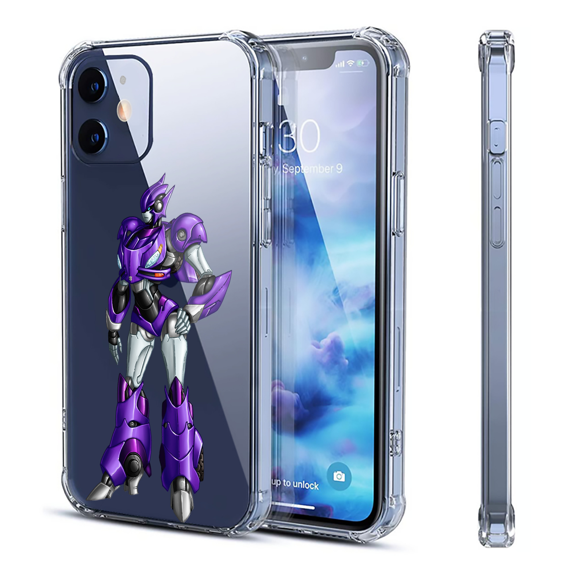 （画像用）  【iPhone 12シリーズ対応】透明スマホケース（クリアソフトケース）